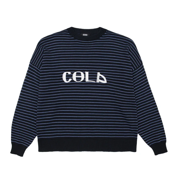 Delos Knit Striped Blue