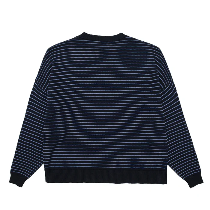 Delos Knit Striped Blue