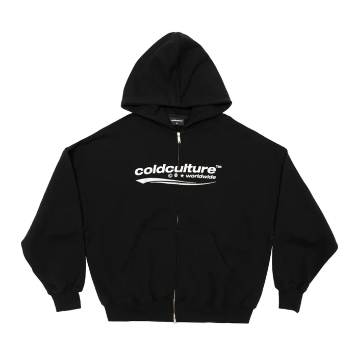 Enterprise Zip Hoodie Black