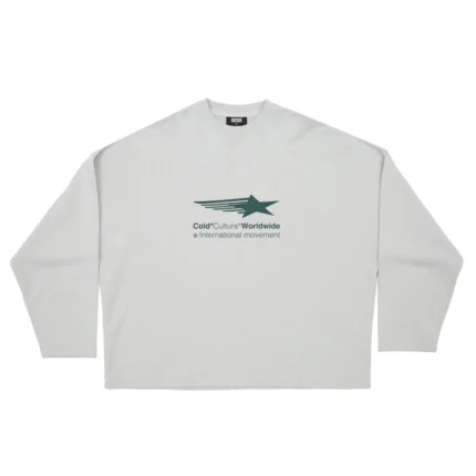 Falling Star Crewneck Light Grey