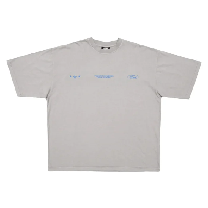 Ford Stars Tee Light Grey