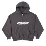 Globetrotter Zip Hoodie Grey