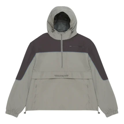 Half Zip Tech Jacket Grey