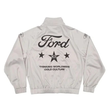 Metallic Ford Zip Silver