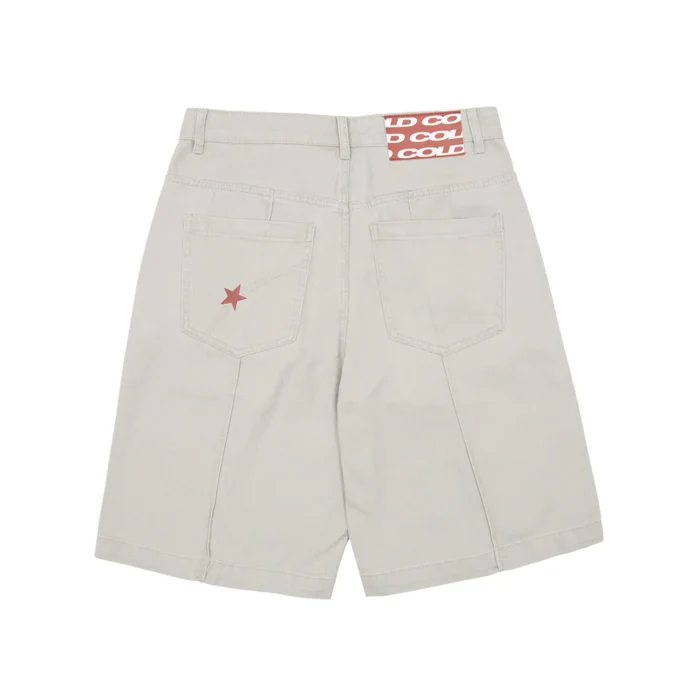 Pintuck v2 Shorts Faded Grey Twill