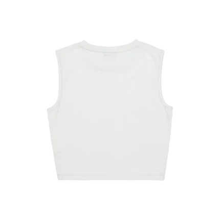 Waves Effect Tank Top Ultra Light Grey