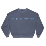 Worldwide Circle Crewneck Dark Blue