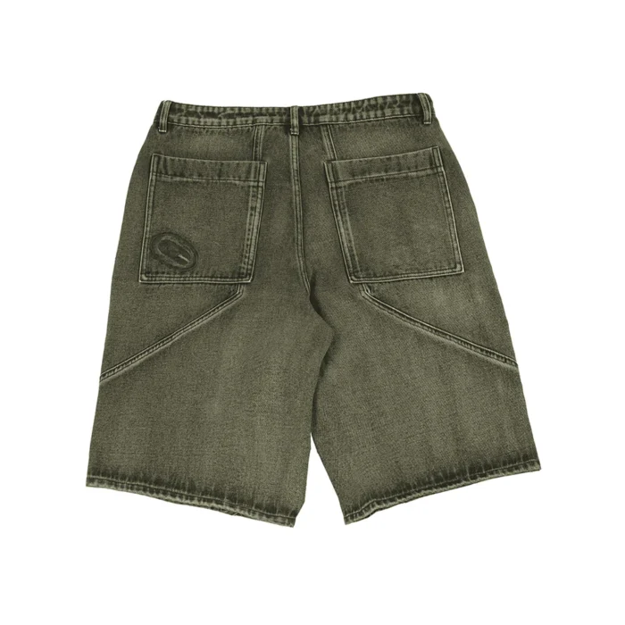 Assembly v2 Shorts Acid Green Denim