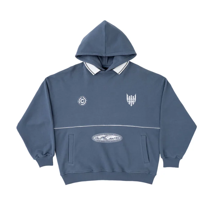 College Team Hoodie Dark Blue