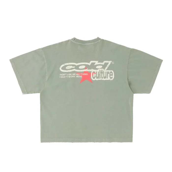 Dont Work Tee +Washed Marine Green