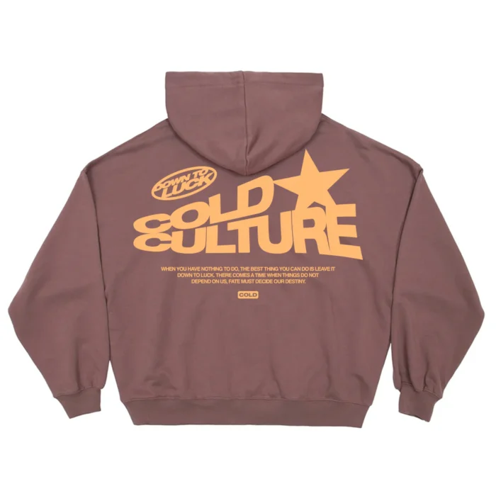 Down to Luck Hoodie Dark Bronze