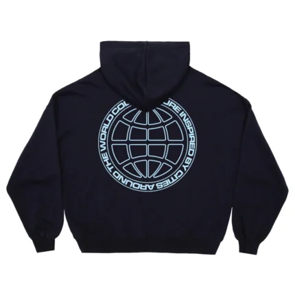 Globe Hoodie Blue Ocean