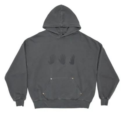 Hands Hoodie Grey