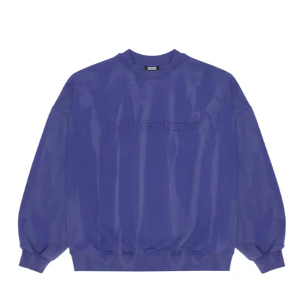 Italic Embroidered Crewneck Faded Lilac