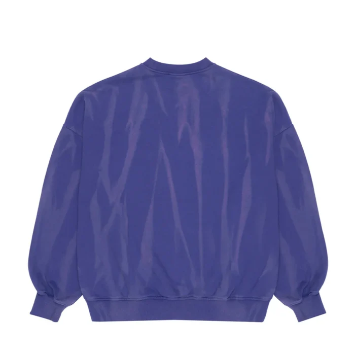 Italic Embroidered Crewneck Faded Lilac