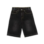 Pocket Ko Shorts Black Denim