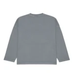 Ripped Box Logo Crewneck Dust Grey