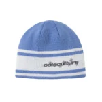 Stars Strap Beanie Blue Calico