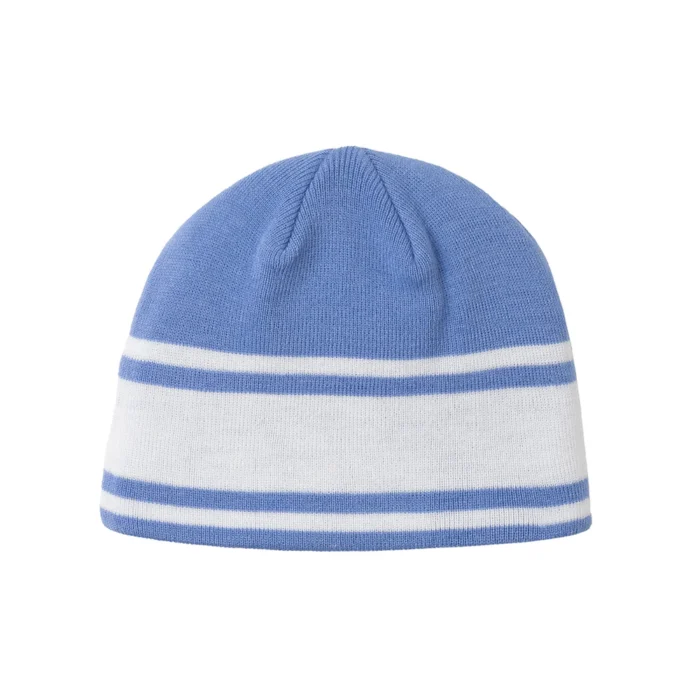 Stars Strap Beanie Blue Calico