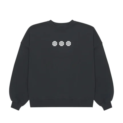 Triple World Crewneck India Ink