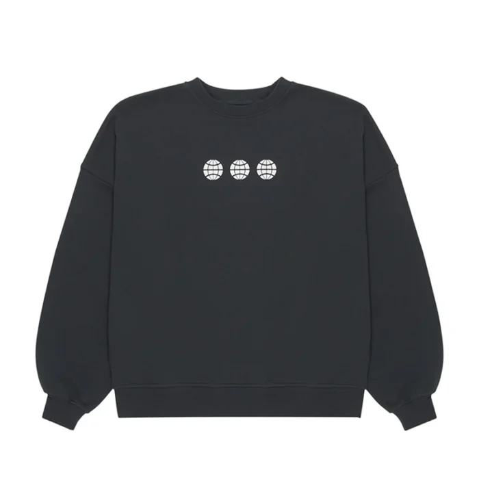 Triple World Crewneck India Ink