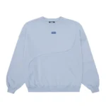 Y-Y Patchwork Crewneck Lavender Blue