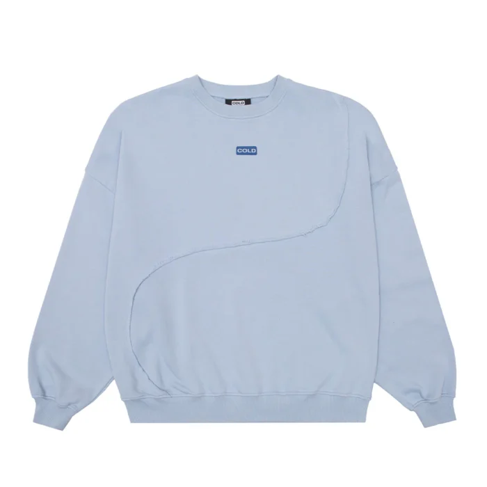 Y-Y Patchwork Crewneck Lavender Blue