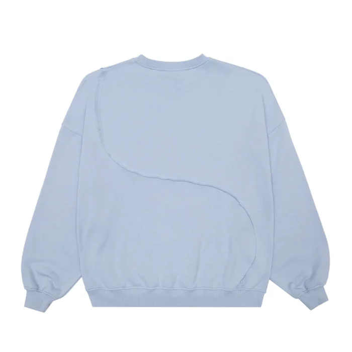 Y-Y Patchwork Crewneck Lavender Blue