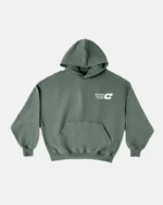 Cold Logos Hoodie Ash Green