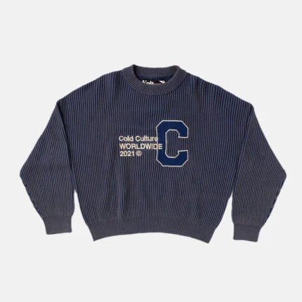 Cold University Knit Dark Blue