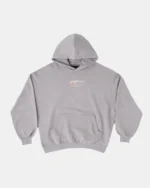 Faded Metallic Logo Hoodie Basalt Grey