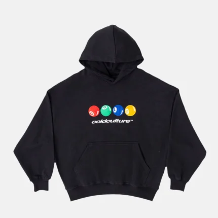 Pool Colors Hoodie Black