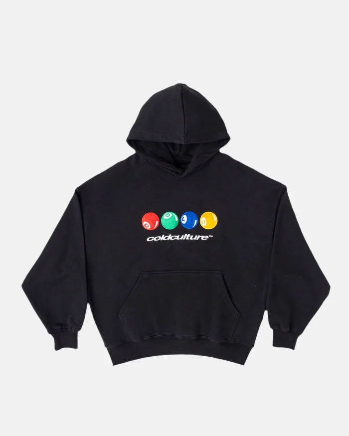 Pool Colors Hoodie Black