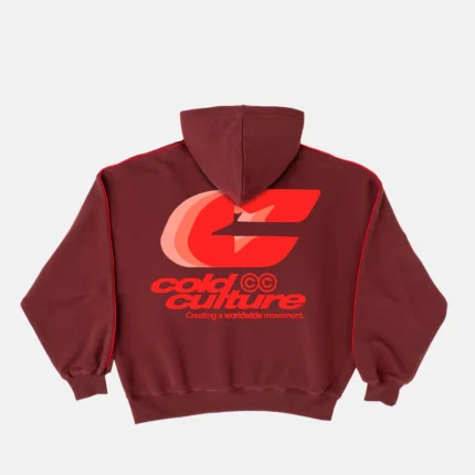 Triple C Hoodie Oxide Red